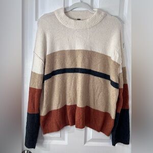 Free People Colorblock Women's Sweater Size Medium